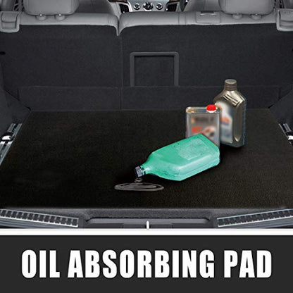 LINLA Premium Absorbent Oil Mat Contains Liquid Garage Floor Mat 8.5'x 6.6', Reusable, Washable, Protects Floor, Driveway Surface, Shop,Parking - size: 6'8" x 8'6" (Rectangular)