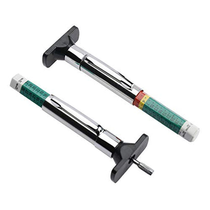 50 Pieces Tyre Tread Depth Gauge Color Coded Tire Tread Depth Accurate Measurement Tools