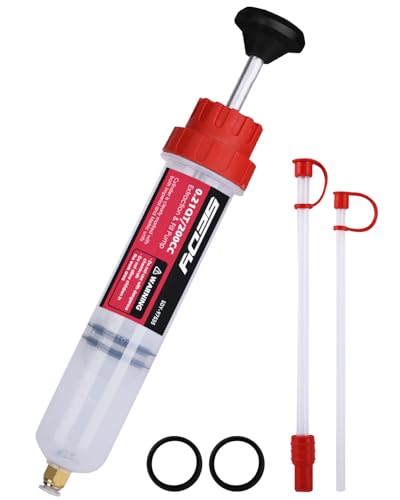 SEDY Fluid Extractor - 200cc Multi-Purpose Syringe, Oil Suction Pump, Manual Extraction and Filling Pump, Automotive Oil Syringe - style: 200CC
