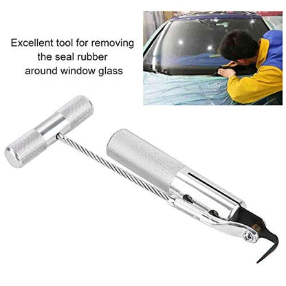 Windshield Removal Tool - Auto Glass Removal Tools, Tempered Blade | Quick Release Hand Pry Cutter Automotive Windscreen Glass Removal Tool Universal Car Window Repair Accessories for SUV/Truck