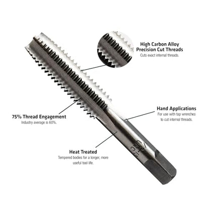 Century Drill & Tool 95411 Tap and Drill, 1/2-13NC - size: 1/2-13, 27/64 Inch
