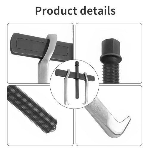Beam 2 Jaw Puller 6.5" Bearing Gear Pullers, 165mm Hex Head Screw | High Carbon Steel Pullers, Adjuestable Pulley Removal Tool for Bearings/Flywheels/Pulleys Remove - size: 2Jaw 6.5In 198×165MM
