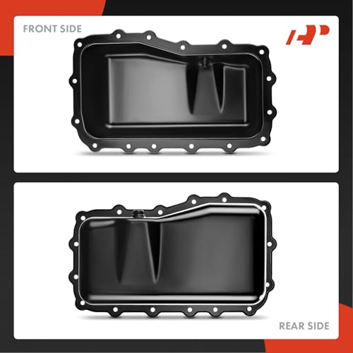 A-Premium Engine Oil Pan Sump with Drain Plug Compatible with Dodge Grand Caravan & Chrysler Town & Country, 2008 2009 2010, 3.8L, Replaces 4892386AA