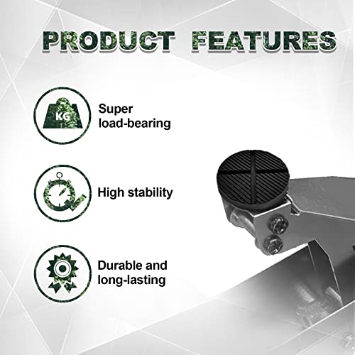 Universal Floor Jack Adapter - Cross Groove Design, Side Frame Rail Protector, Jack Pad Adapter
