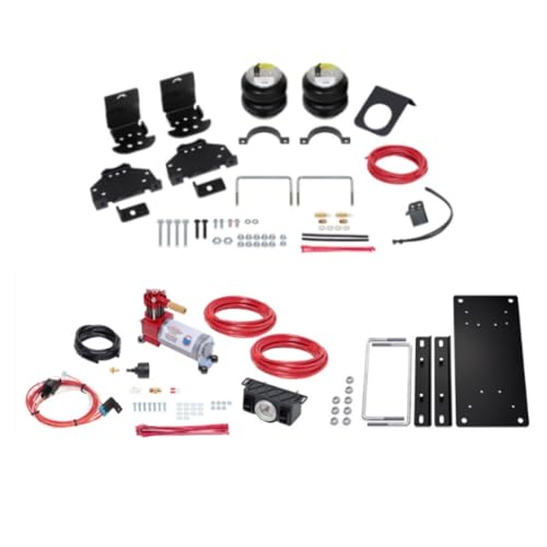 TrendsAuto Firestone Airide Ride-Rite Rear Air Springs Kit with Standard Compressor Dual Path Analog Gauge fits 2008-2026 E450 Cab-Chassis & Class C Motorhome | TrendsAuto Decal | 2622 2910 - size: Dual Path Analog