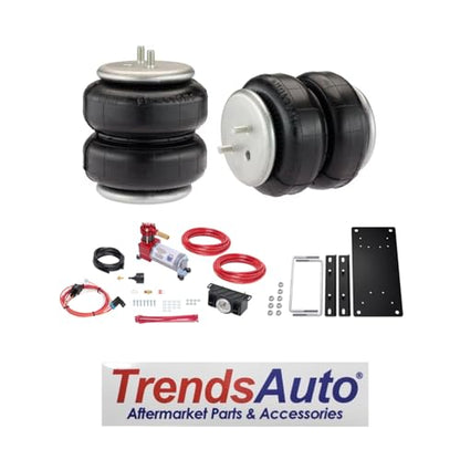 TrendsAuto Firestone Airide Rear Ride-Rite Air Spring Kit and Dual Path Analog Standard Compressor Kit fits 2000-2006 Tundra | Easy Installation | Includes TrendsAuto Decal - size: 2000-2006, style: Dual Path Analog