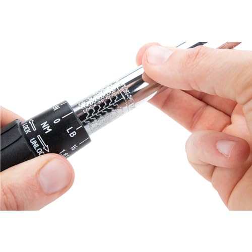 Performance Tool M196 1/4-Inch Drive Torque Wrench 250 inch/lb. - Dual Scale, Audible Click, Precision Ratchet - style: 1/4" Dr. Click Style (30-250 in/lbs)