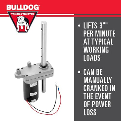 Bulldog 1824200100 Electric Powered Kit, 7500 lbs Capacity, Only Compatible with Single-Speed Square Bulldog Jacks