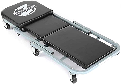 JEGS 2-in-1 Folding Creeper & Z-Seat | 2-in-1 Folding Creeper & Z-Seat for supporting the driver or passenger in the vehicle; steel construction