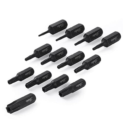Bates Tamper Proof Torx Bit Set - 13 Piece T4-T40 Torx Security Bit Set - size: 13 pcs, T4-T40, style: Torx Bit Set