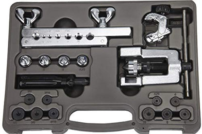 OTC 6502 Master Brake Flaring Tool Kit - Makes Standard and Metric Single, Double, and Bubble Type Flares