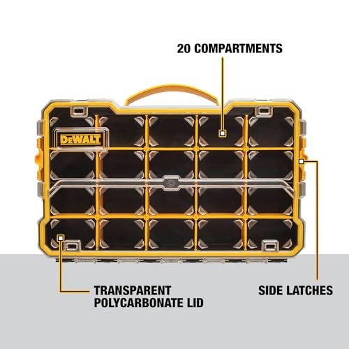 DEWALT 20 Compartment Pro Organizer (DWST14830) (Pack of 6) - size: One Size (Pack of 6)