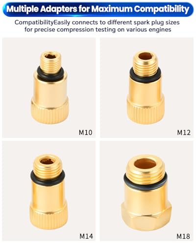 ATP Compression Tester Automotive Tool Professional Engine Cylinder Compression Tester Kit