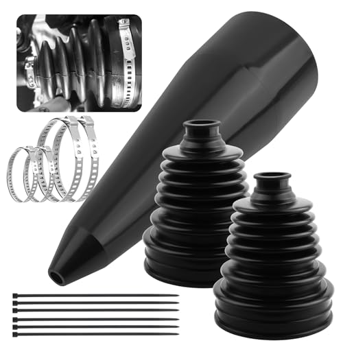 CV Boot Repair Kit,Water&Dust Resistant CV Axle Boot Repair Kit with CVs Boots Clamps & Expander Tool,Professional CVs Joint Boots Kits for Calibers 3.56",2.96",2.46"