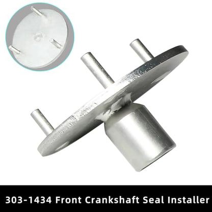 DPTOOL Front Crankshaft Seal Installer&Aligner Tool Compatible with Jaguar Land Rover 3.0 V6 & 5.0 V8 Engines Replace 303-1433 303-1434 - size: 303-1433 303-1434