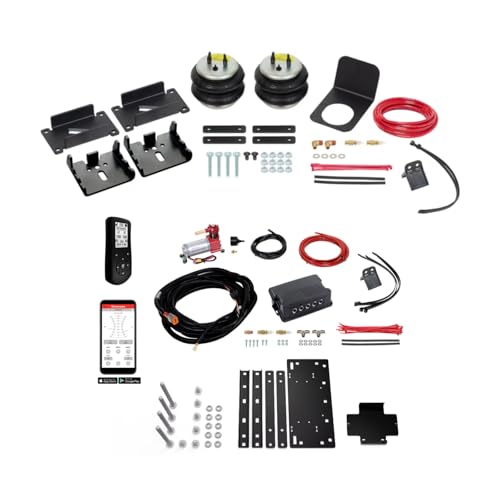 TrendsAuto Firestone Airide Rear Ride-Rite Air Spring Kit and Dual Path Standard Compressor Kit fits 2024-2025 Ranger w/o In-Bed Hitch (Does not fit Raptor Model) | Includes TrendsAuto Decal - size: 2024-2025, style: Dual Path