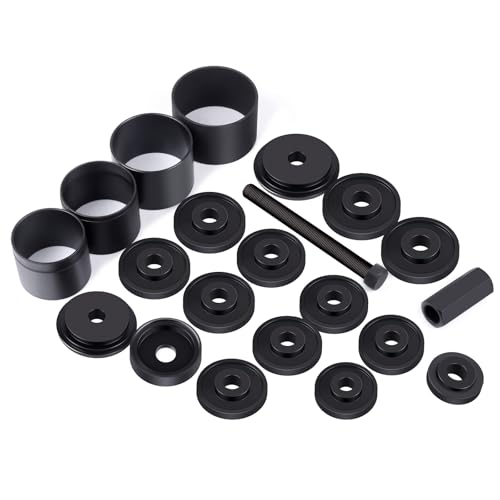 ECCPP 23 Pcs FWD Front Wheel Drive Bearing Removal Tool, Wheel Bearing Press Kit Bearing Adapters Bearing Installer Tool