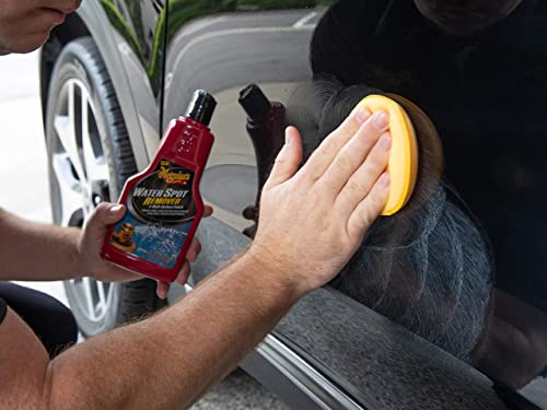Meguiar's Water Spot Remover,Heavy Duty Water Spot Remover for Cars,Remove-Water Stains and Polish Glossy Paint with a Versatile Clear Coat Safe Formula,16 oz,(Pack of 6) - size: 16 Fl Oz (Pack of 6)