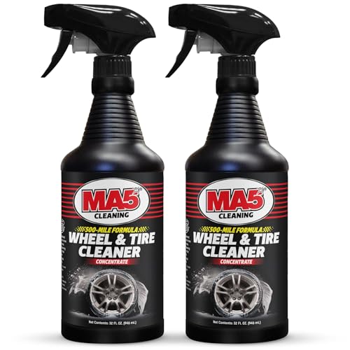 MA5X Wheel and Tire Cleaner | Concentrated, Brake Dust Remover | Wheel Cleaner Spray | 32oz Bottle | Pack of 2 - size: Bottle32oz (Pack of 2)