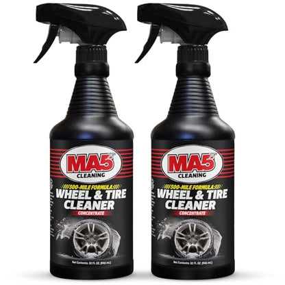 MA5X Wheel and Tire Cleaner | Concentrated, Brake Dust Remover | Wheel Cleaner Spray | 32oz Bottle | Pack of 2 - size: Bottle32oz (Pack of 2)