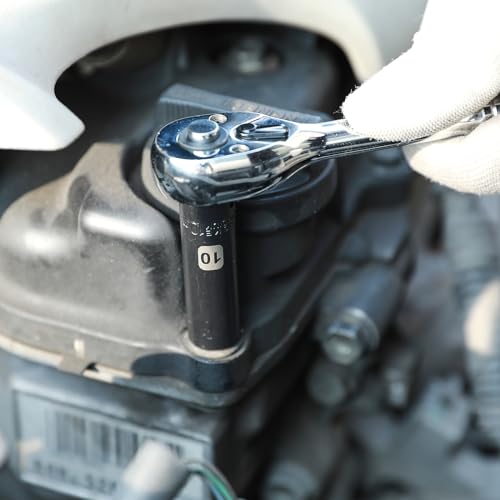 Mayouko 50PCS 1/4 Inch Drive Master Impact Socket Set,Metric/SAE,Deep/Shallow,6 Point,CR-V, 5/32 Inch - 9/16 Inch, 4mm - 15mm. - size: 50PCS Without Accessory
