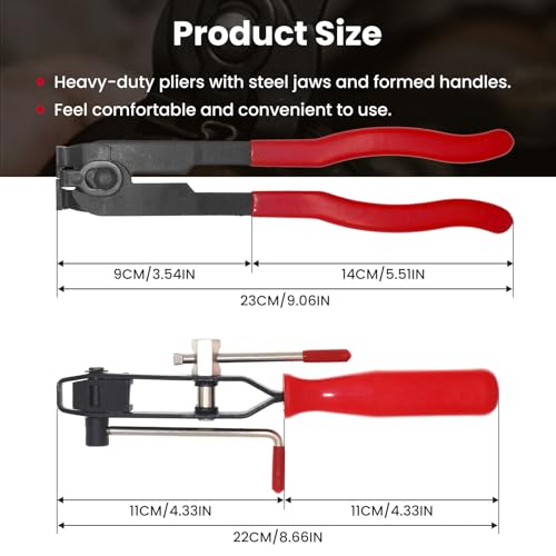Electrical Connection Pliers CV Joint Boot Tool For Auto UTV ATV | Electrical Connection Pliers 60 Degree Electrical Disconnect Plier CV Boot Clamp Pliers CV Joint Boot Clamp Tool ﻿