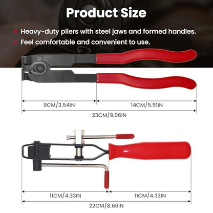 Electrical Connection Pliers CV Joint Boot Tool For Auto UTV ATV | Electrical Connection Pliers 60 Degree Electrical Disconnect Plier CV Boot Clamp Pliers CV Joint Boot Clamp Tool ﻿