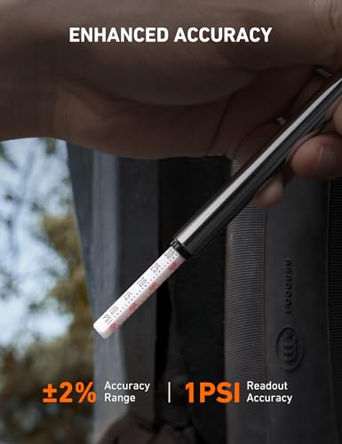 AstroAI Pencil Tire Pressure Gauge 2 Pack 10-75PSI, Calibrated to ANSI B40.1 Grade B (2%), Stainless Steel Body, Car Accessories with 3 Measurements for Cars, Bikes, Vehicles - size: 2 Pack, style: without case