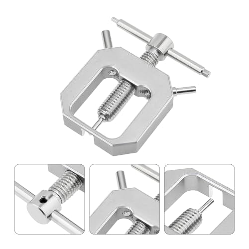 Motor Gear Puller, Universal Motor Pinion Gear Puller Remover Mini Gear Puller for RC Vehicle Models Rc Car Fan (Silver) - color: Silver