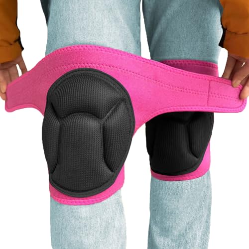 Garden Knee Pads for Women for Flooring House Cleaning, Soft Kneeling Cushions for Weeding Planting, Comfortable Protective Knee Pad for Kneeling for Yard Carpet Concrete Tile Work, Pink M - color: Pink, size: Medium