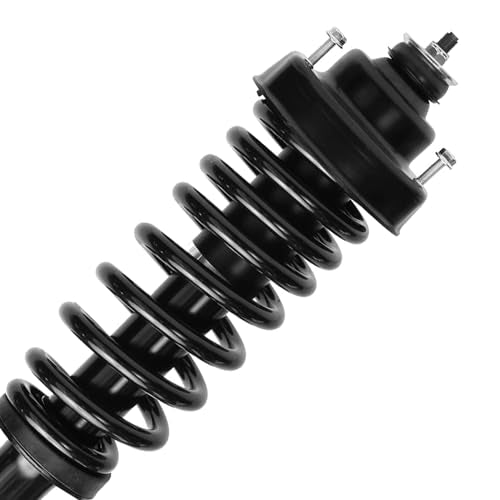 Detroit Axle - Rear Struts for 2002-2005 Ford Explorer Mercury Mountaineer 2 Complete Struts with Coil Spring Assembly 2003 2004 Replacement Suspension Quick Install Ready Strut Shock - size: 171322 x2/PAIR
