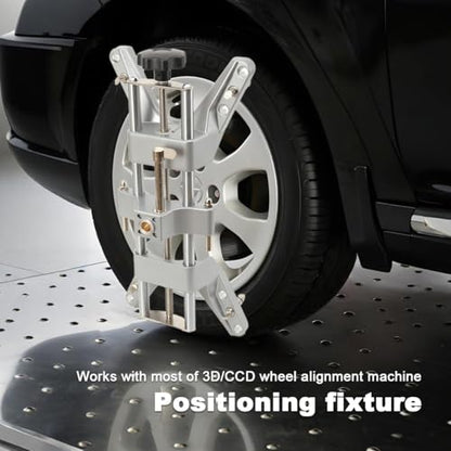 Universal Wheel Clamp & Magnetic Adapter, Wheel Alignment Rack Tool | for Camber Caster Gauge Adapter Rim Clamp Mount Mounting,11 inch to 25 inch