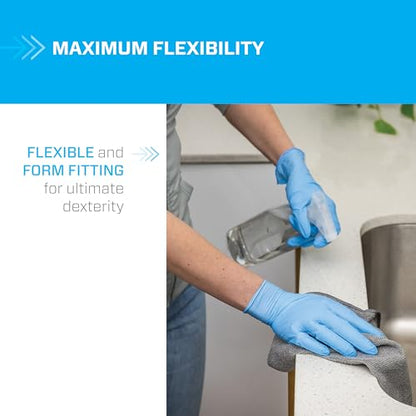 Mr Clean Bio-Nitrile Disposable Gloves 200 Count - size: 200 Count (Nitrile)