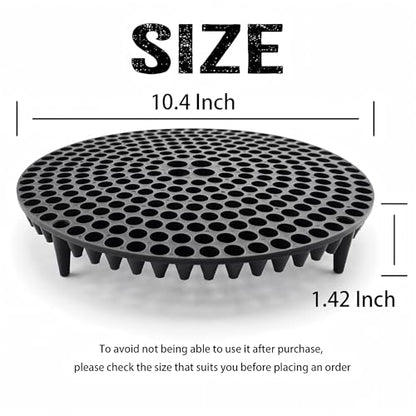 10.4" Heavy Duty Car Wash Bucket Insert (2-Pack) & Wash Mitt Kit - 10.6 oz Detailing Dirt Separator & Grit Trap, Scratch-Free Auto Wash, Fits 3.5 to 5 Gallon Buckets (Black Kit) - color: 2pack Black