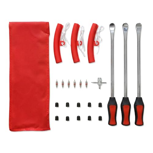 11.5" Tire Spoon Kit, 24pcs Tire Changing Tool for Motorcycle Dirt Bike Lawn Tractor Bicycle, Motorcycle - size: 11.5 inch