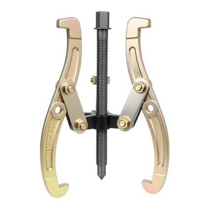 10 Inch 3 Jaw Puller for Pulley Gear Bearing Flywheel Removal, 2 Jaw / 3 Jaw Puller with Reversible Jaws, Repair and Maintenance Tool for Automotive/Mechanical