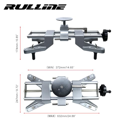 RULLINE Wheel Alignment Tool - Camber Alignment Tool & Wheel Alignment Tool with Magnetic Adapter - Alignment Tool for Car Suspension & Steering Precision Fits 11-25-Inch Rims - size: 1Pair