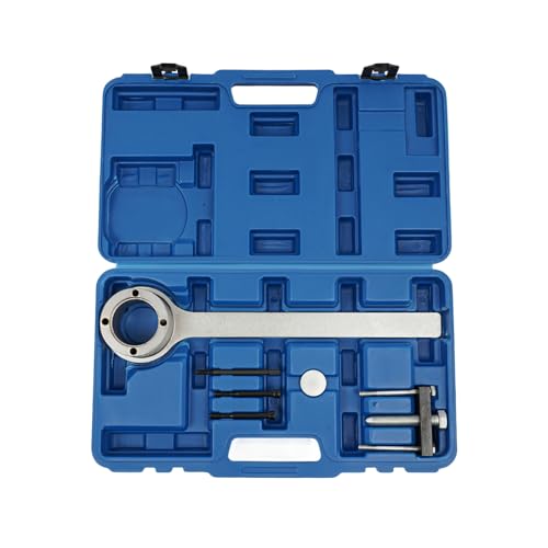 Crankshaft Pulley Removal Tool Kit for Land Rover Jaguar V8 4.4L, Engine Damper Puller & Installer Set, Professional Land Rover V8 Engine Crankshaft Pulley Tool 3.2 3.4 4.2 4.4L Removal Tool
