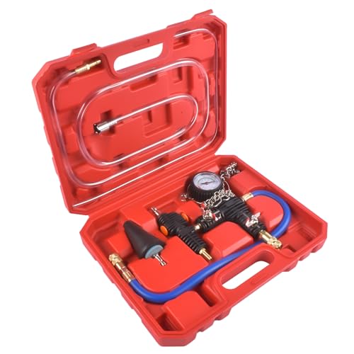 Handor Cooling System Vacuum Purge Radiator Coolant Refill Tool Kit Universal Water Tank Pneumatic Vacuum Antifreeze Change Filler Set