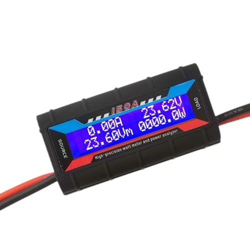 150A Watt Meter, DC 0-100V Power Energy Meter Voltage Amp Tester, LCD Display for Solar Panel, Battery Monitor, RV, High Precision Power Analyzer with Backlight, Portable - style: 150A 100V