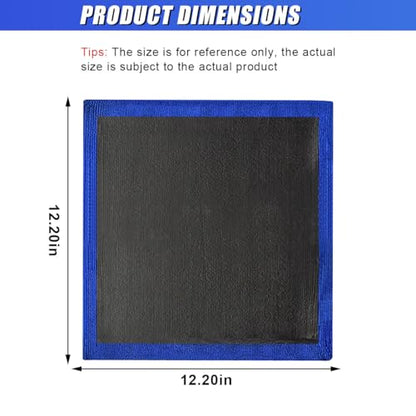 2PCS Clay Bar Towel for Auto Detailing, 12" x 12" Fine Grade Microfiber Car Chamois Towel, No-Scratch DIY Detail Clay Bar Alternative Cloth Mud Strip Cleaner Tool for Cars Detailing (2PCS) - size: 2PCS