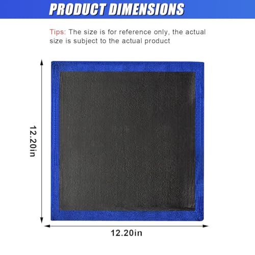Clay Bar Towel for Auto Detailing, 12" x 12" Fine Grade Microfiber Car Chamois Towel, No-Scratch DIY Detail Clay Bar Alternative Cloth Mud Strip Cleaner Tool for Cars Detailing (1PC) - size: 1PC