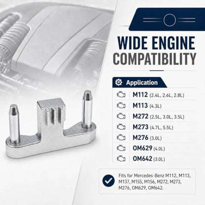 Flywheel Locking Tool 112589034000 Compatible with Mercedes-Benz M112, M113, M272, M273, M276, OM629, OM642