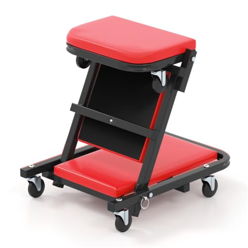 Car Repair Slider Tool, Mechanic Creeper, Rolling Repair Cart with Wheels, Garage Creeper for Under Vehicle Work, Low Profile Shop Cart, Under Car Repair Creeper, Auto Mechanic Rolling Bench
