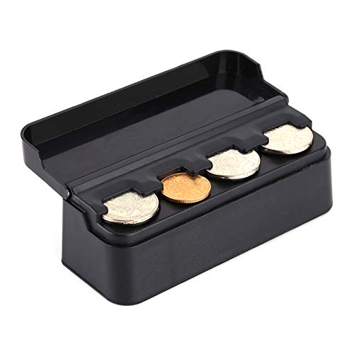 Car Holder, Portable Organizer Storage Box, Plastic Change Holder, 11.5x4x3.6 Inches for Car, Truck, and Home