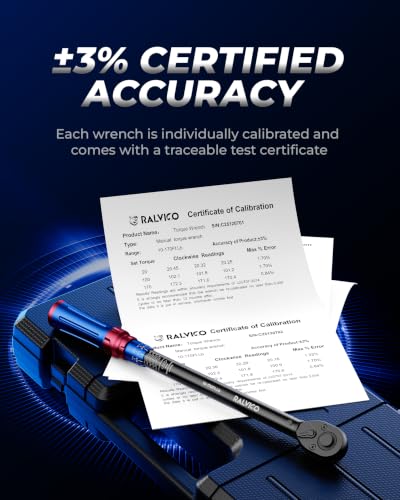 Torque Wrench Set 1/4 3/8 1/2 Inch Drive For Auto Moto Bike Repair | 3% High Accuracy，Quick-Release Convenience，Includes Extension Bars，Fits the Natural Curve of Hand / Ergonomic Handle