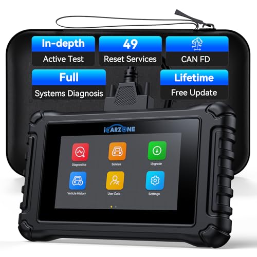 UR800 Bidirectional Scan Tool for Most Cars Full System Diagnostic Scan Tool 50 Resets All Active Test Car OBD2 Scanner TCM/ECM/Crank Relearn CAN FD AutoVIN 4-in-1 PIDs ECU Coding Free Update