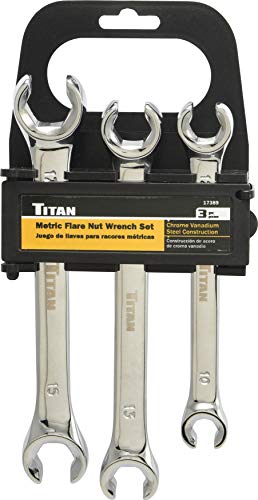 Titan 17389 Flare Nut Wrench Set - Metric - style: 3-Piece Metric