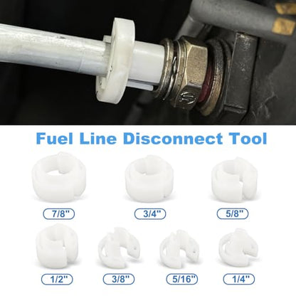 45pcs Master Quick Disconnect Tool Set, Fuel Line Disconnect Tool Kit for Automotive A/C Fuel & Transmission Systems,Fuel Line Removal and Separator Tool Compatible with GM Ford Chrysler Chevy