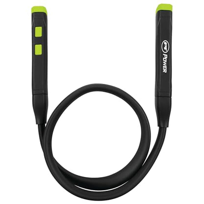 Performance Tool W2687 400+LM Li-Ion Neck Light: 2 Flex Adjustable Lighted Ends, Spotlight and Multi-Color Ambient Modes, 650mAH, 3 Hour Operation, 19.5-in Length, USB-C, Hands-Free, Black | Two flexible lighted ends with spotlight and multi-color modes,